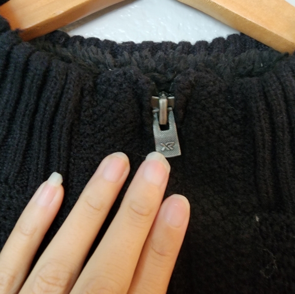 XRAY Jeans Color Blocked Full Zip High Neck Sweater Jacket - Picture 7 of 11